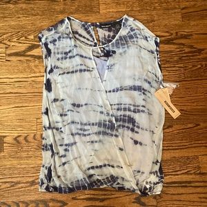 DKNY Jeans Tie Dye Top with Tank top liner